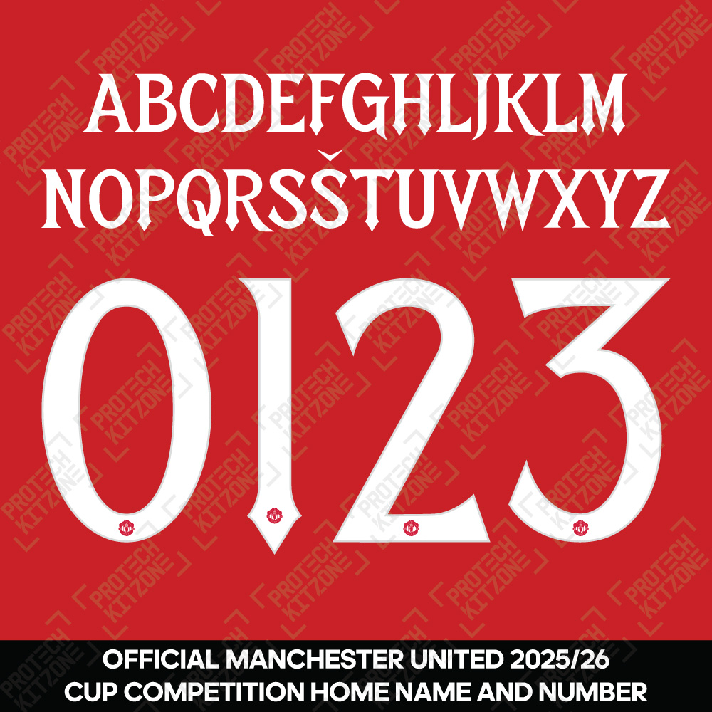 Loose Letter Number Official Manchester United 25 26 loose-letter-number-official-manchester-united-25-26